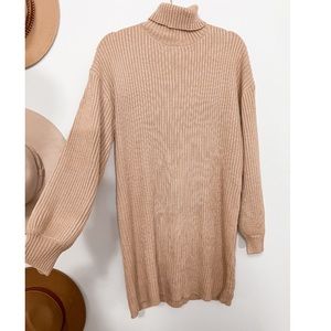 SHEIN Turtleneck Sweater Dress